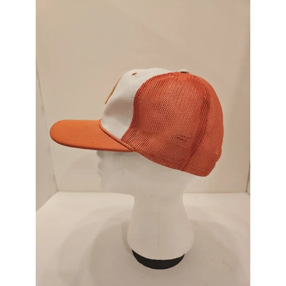 Vintage Rare 1970's Tampa Bay Buccaneers ORANGE Hat Snap Back YA Korea Excellent